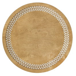 Hermia Seljuk - Honey Juego de Salvamanteles de Madera (6 Piezas)